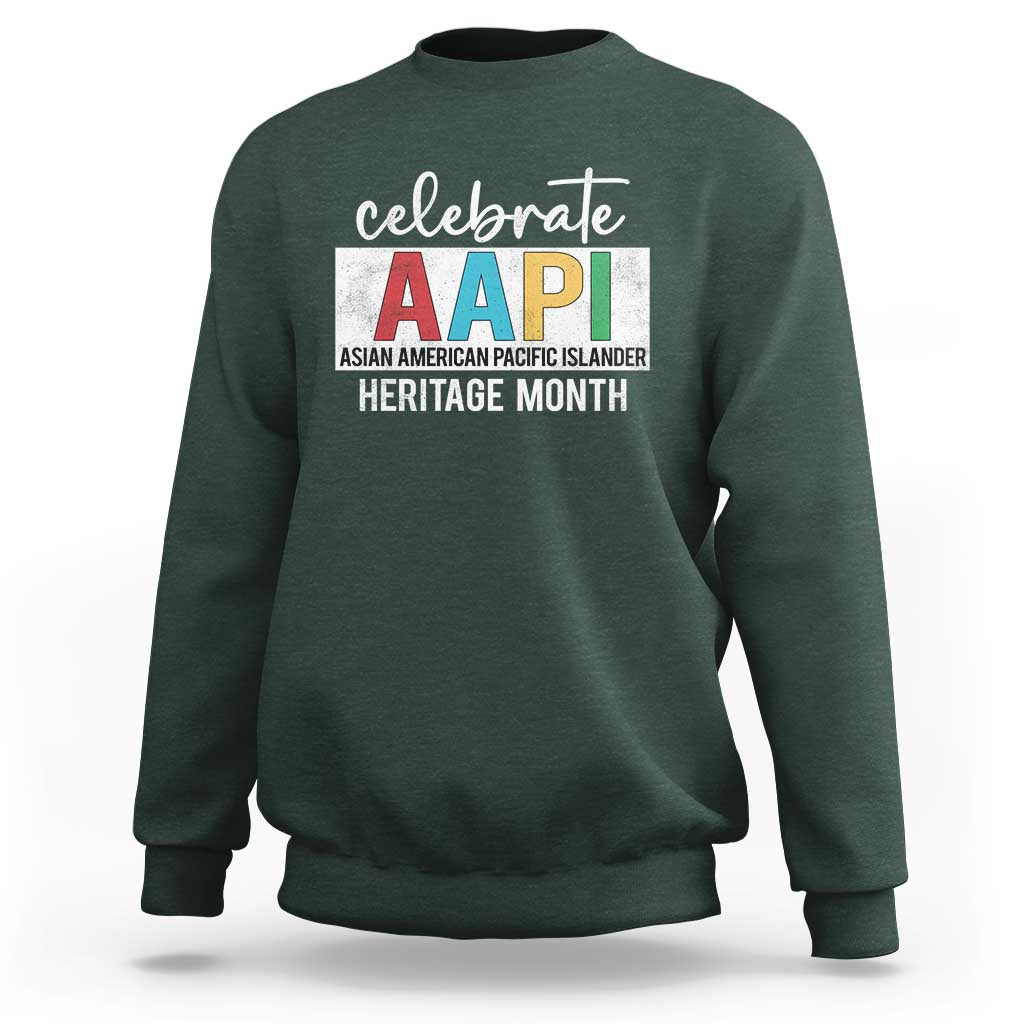 Celebrate AAPI Heritage Month Sweatshirt Asian American and Pacific Islander Countries
