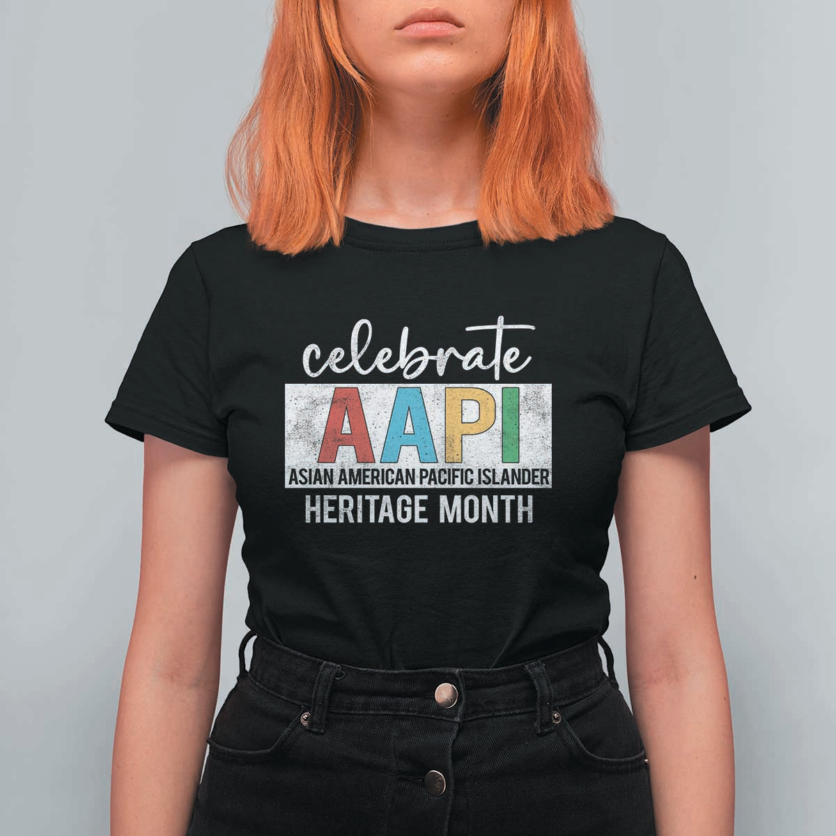 Celebrate AAPI Heritage Month T Shirt For Women Asian American and Pacific Islander Countries