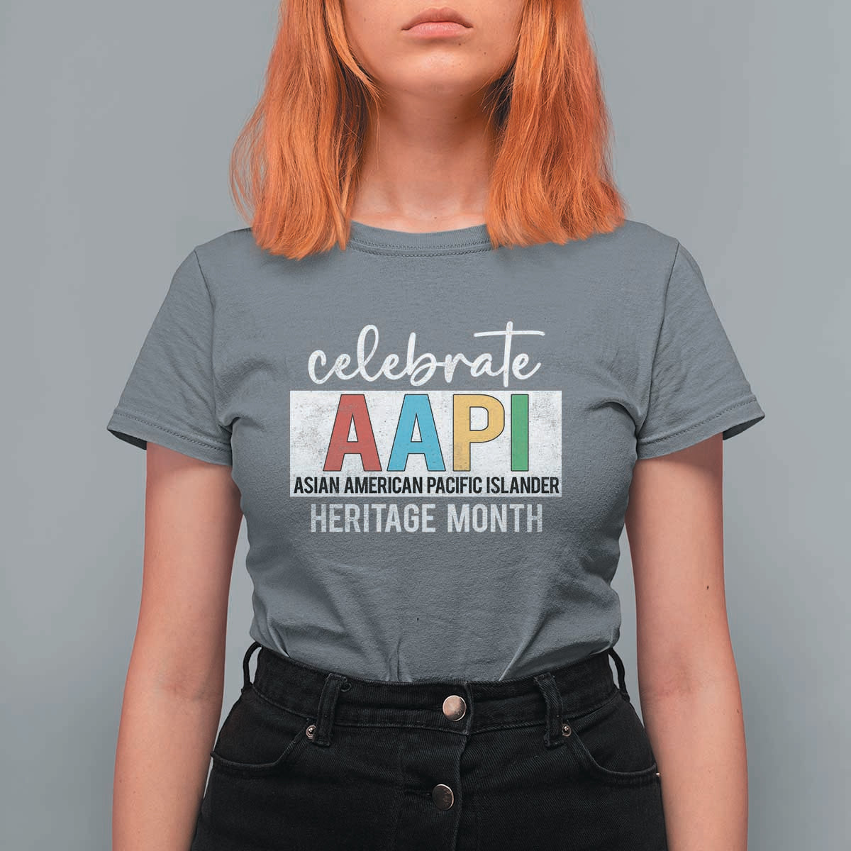 Celebrate AAPI Heritage Month T Shirt For Women Asian American and Pacific Islander Countries
