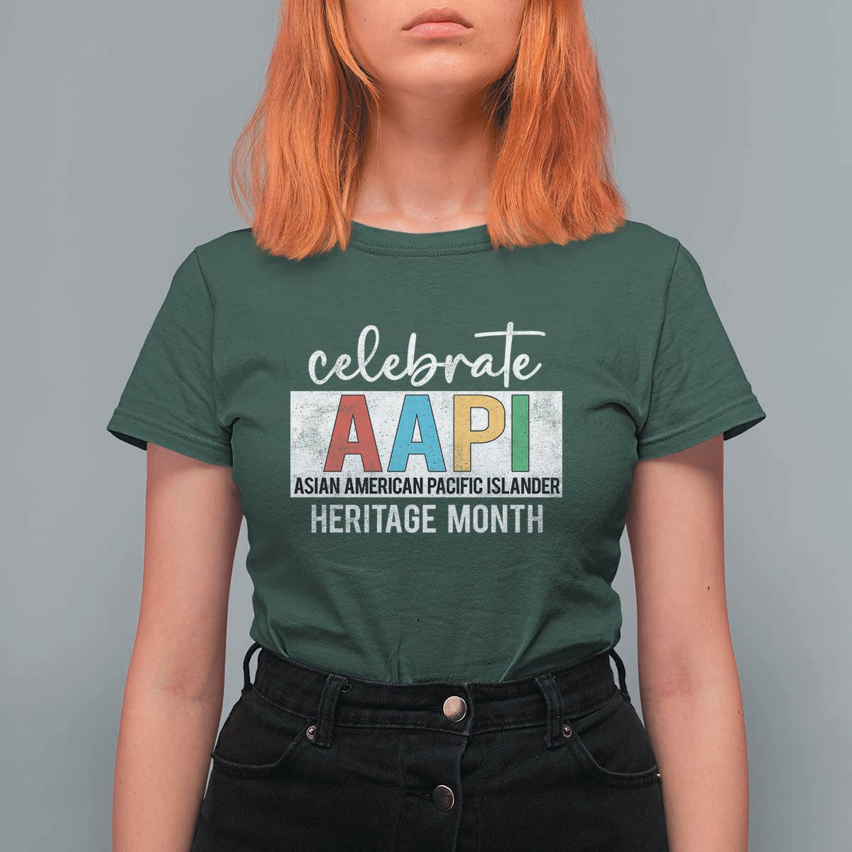 Celebrate AAPI Heritage Month T Shirt For Women Asian American and Pacific Islander Countries