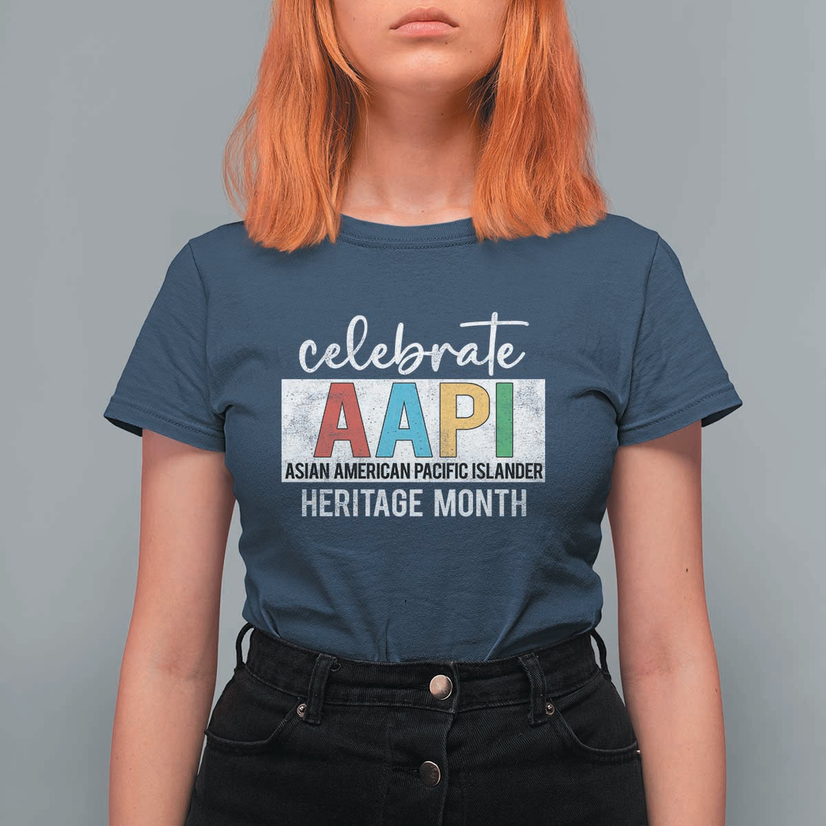 Celebrate AAPI Heritage Month T Shirt For Women Asian American and Pacific Islander Countries