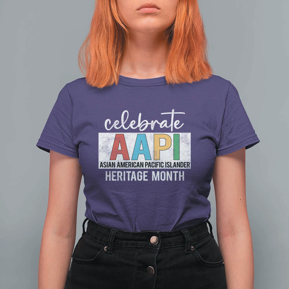 Celebrate AAPI Heritage Month T Shirt For Women Asian American and Pacific Islander Countries