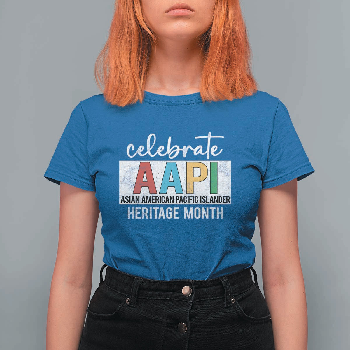 Celebrate AAPI Heritage Month T Shirt For Women Asian American and Pacific Islander Countries