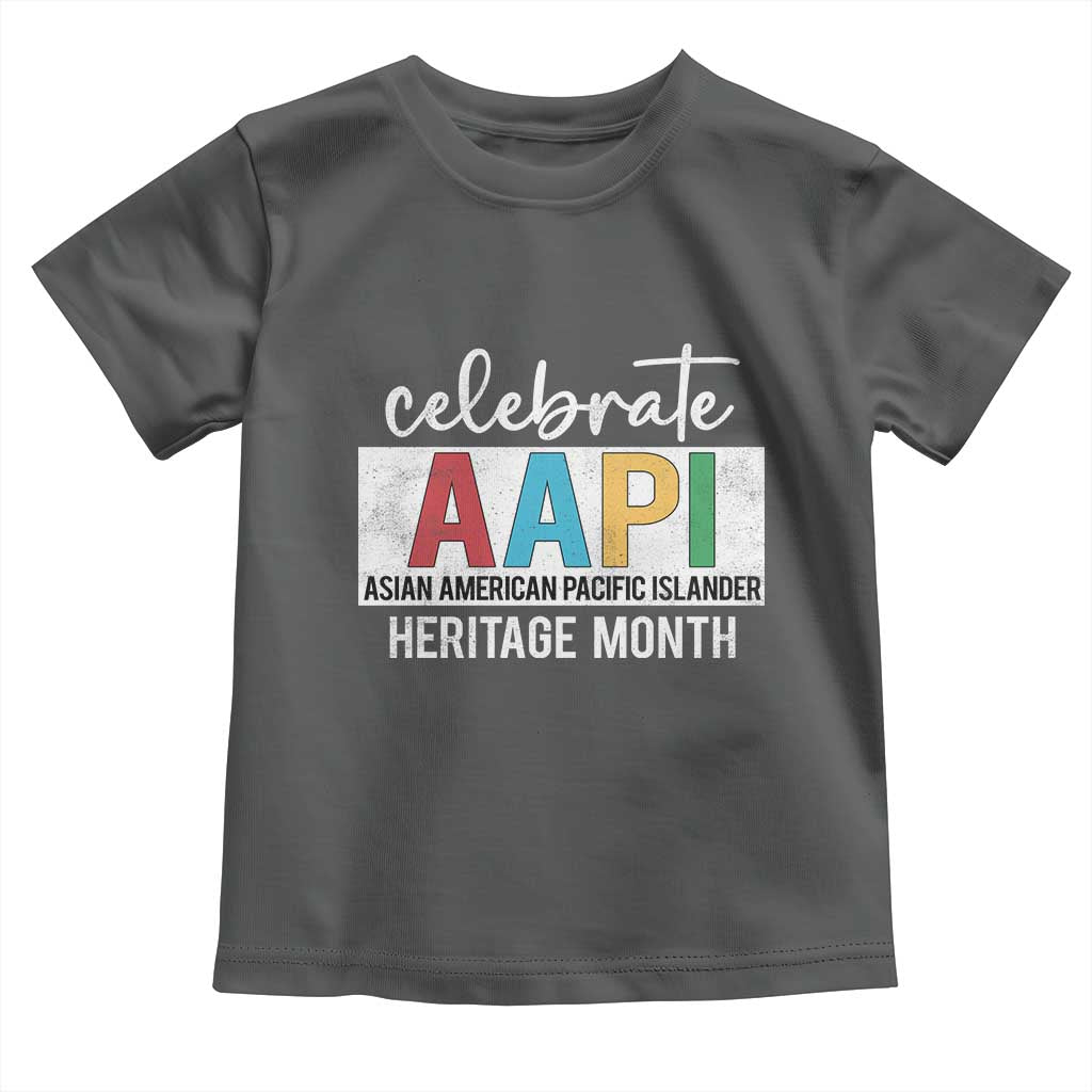 Celebrate AAPI Heritage Month Toddler T Shirt Asian American and Pacific Islander Countries