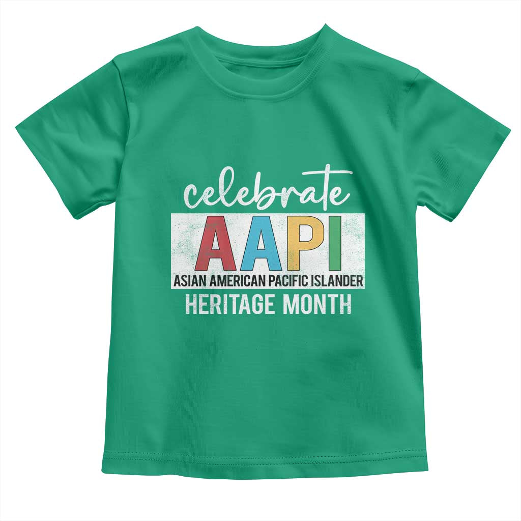 Celebrate AAPI Heritage Month Toddler T Shirt Asian American and Pacific Islander Countries