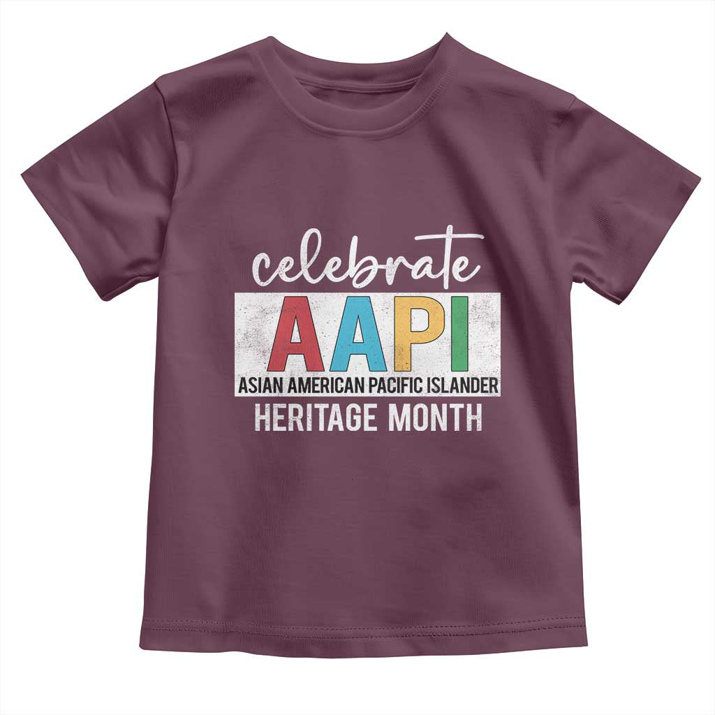 Celebrate AAPI Heritage Month Toddler T Shirt Asian American and Pacific Islander Countries