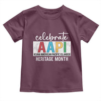Celebrate AAPI Heritage Month Toddler T Shirt Asian American and Pacific Islander Countries