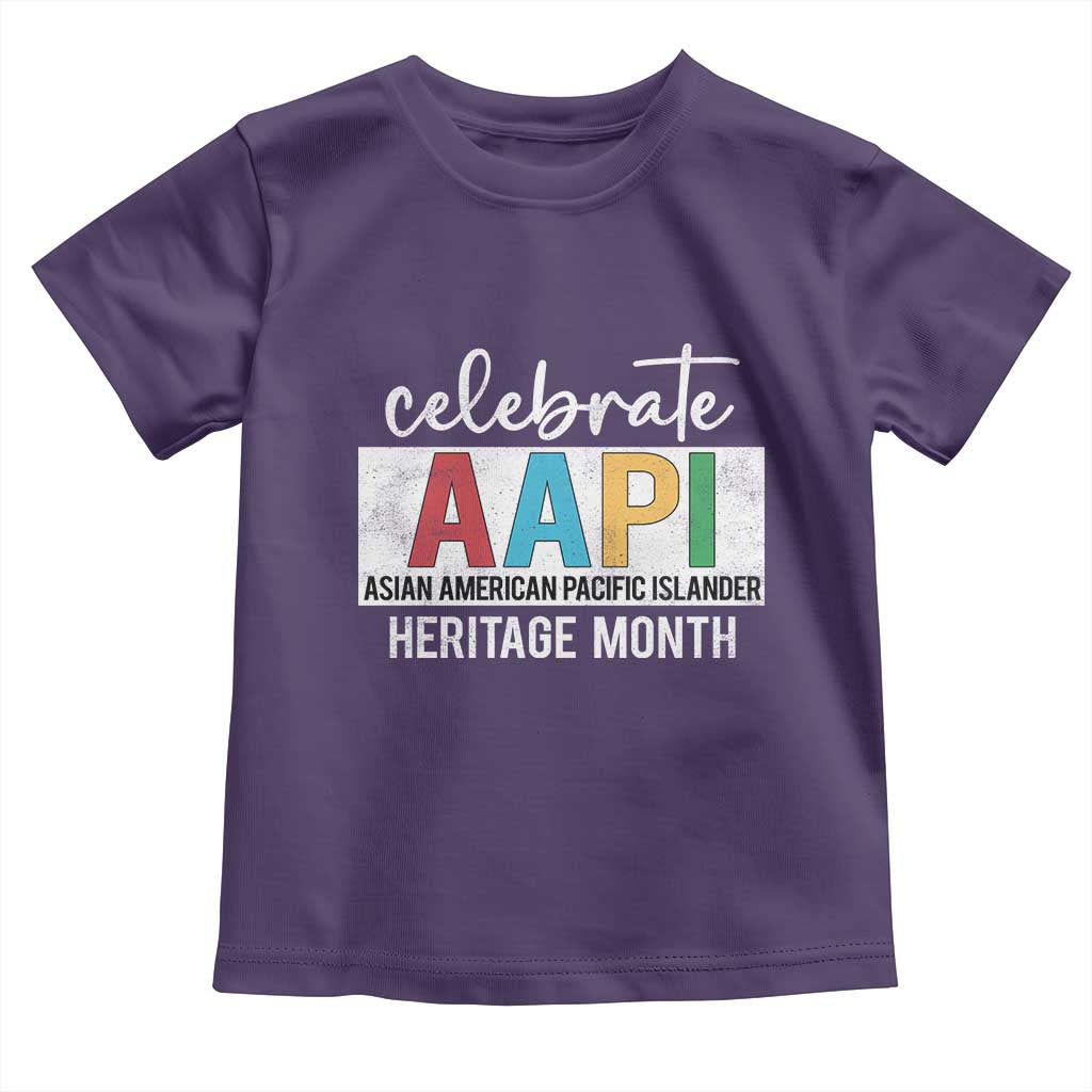 Celebrate AAPI Heritage Month Toddler T Shirt Asian American and Pacific Islander Countries
