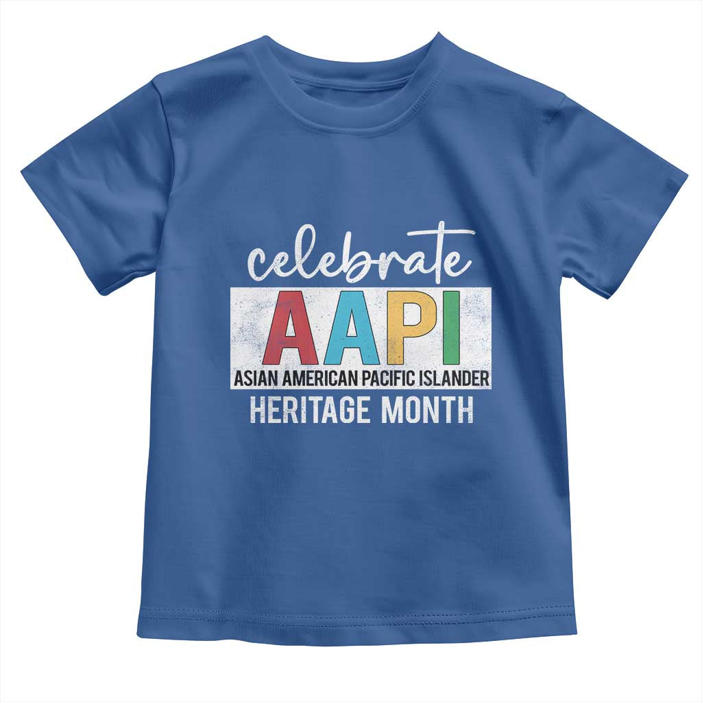 Celebrate AAPI Heritage Month Toddler T Shirt Asian American and Pacific Islander Countries