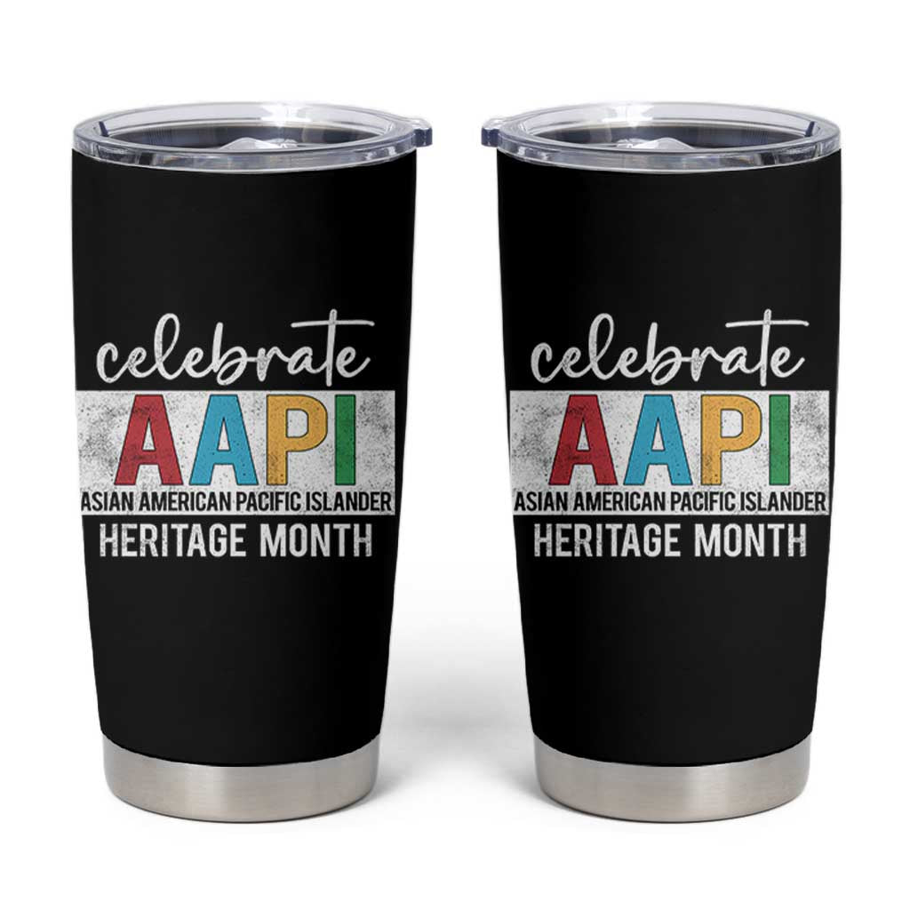 Celebrate AAPI Heritage Month Tumbler Cup Asian American and Pacific Islander Countries