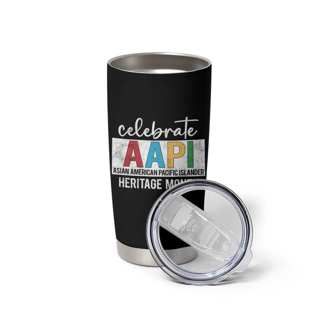 Celebrate AAPI Heritage Month Tumbler Cup Asian American and Pacific Islander Countries