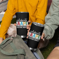 Celebrate AAPI Heritage Month Tumbler Cup Asian American and Pacific Islander Countries