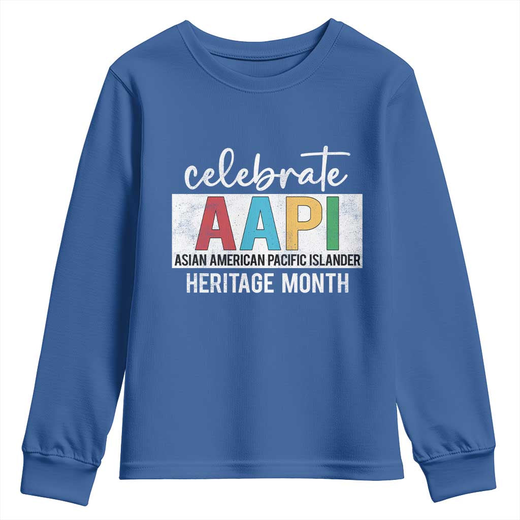 Celebrate AAPI Heritage Month Youth Sweatshirt Asian American and Pacific Islander Countries