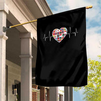 AAPI Heritage Month Heartbeat Heart Asian American and Pacific Islander Countries Flag Garden Flag