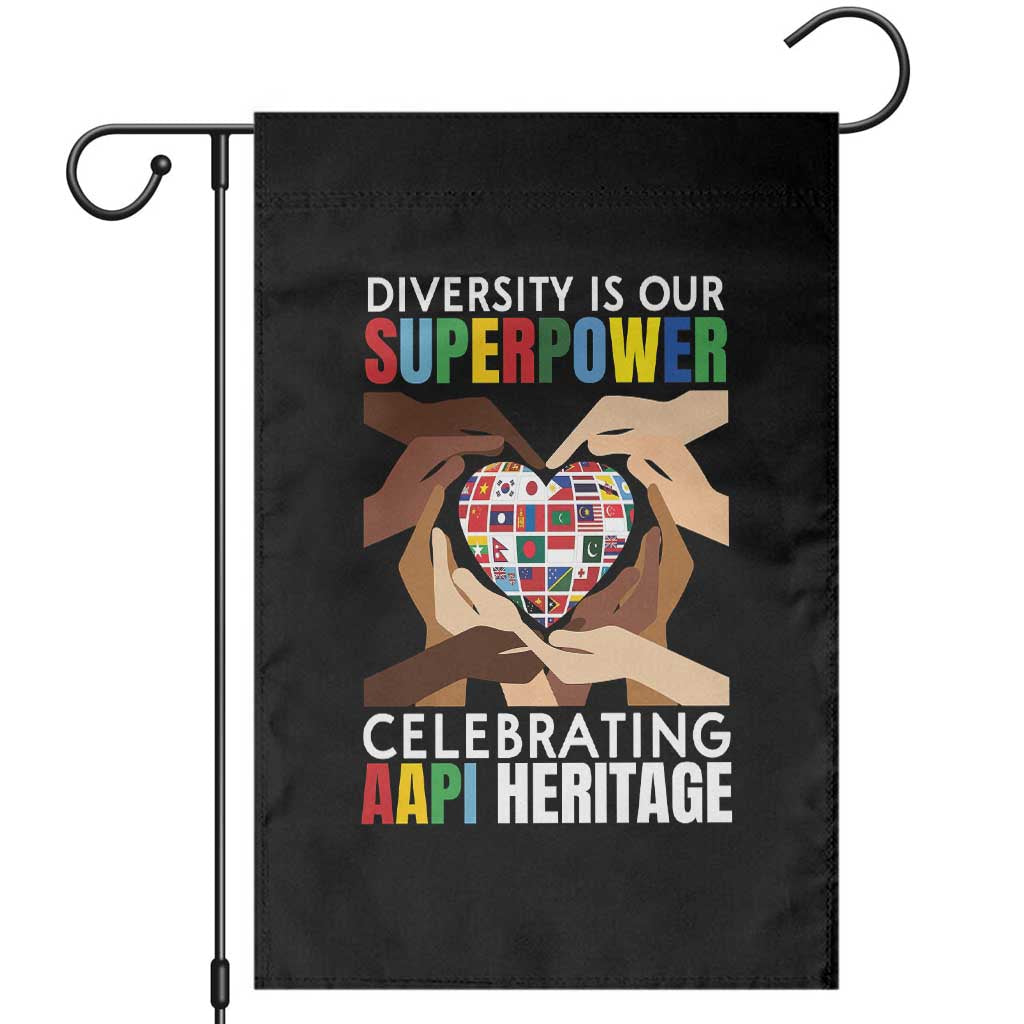 AAPI Heritage Month Garden Flag Diversity Is Our Superpower Asian American and Pacific Islander Countries