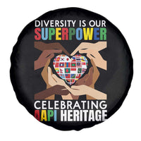 AAPI Heritage Month Spare Tire Cover Diversity Is Our Superpower Asian American and Pacific Islander Countries