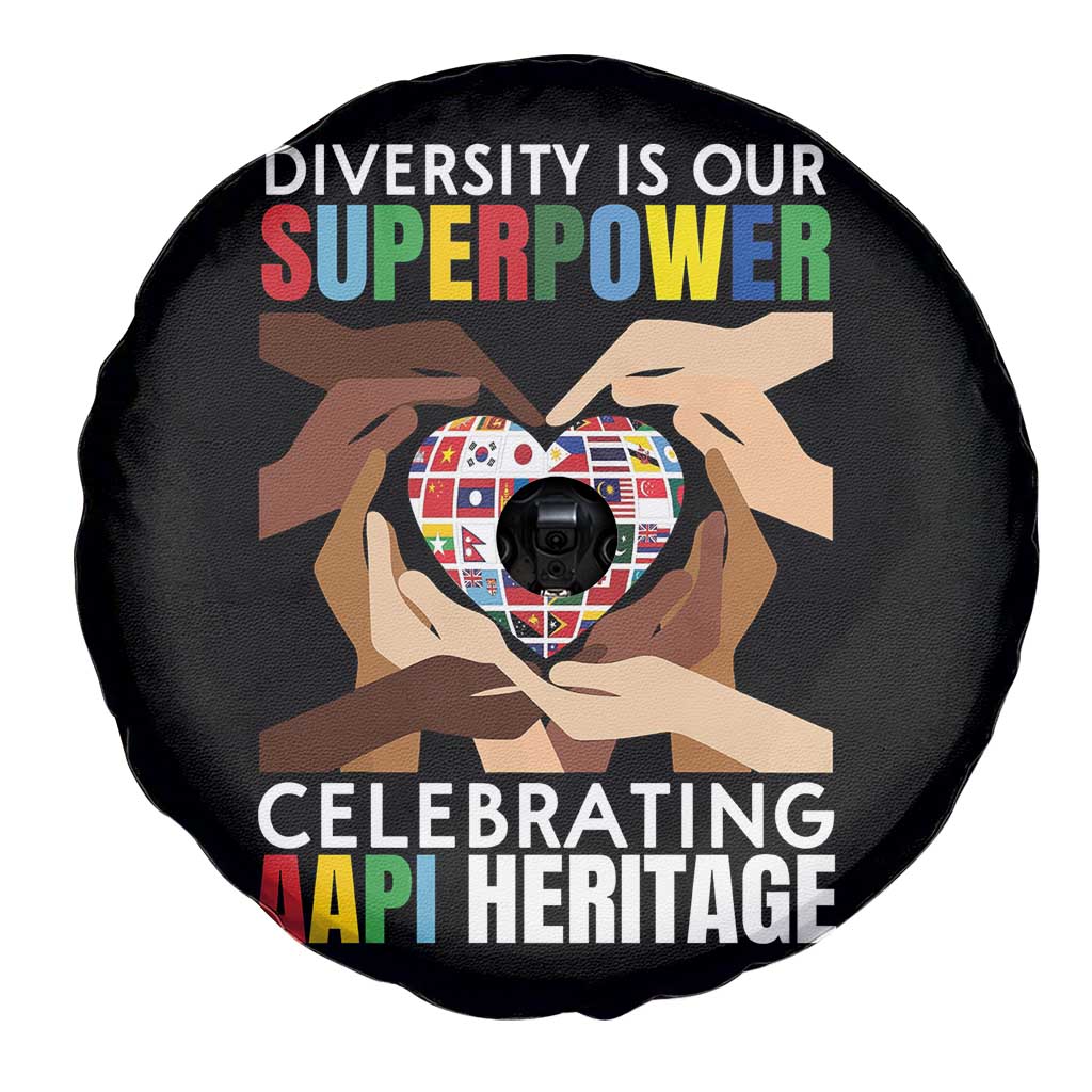 AAPI Heritage Month Spare Tire Cover Diversity Is Our Superpower Asian American and Pacific Islander Countries