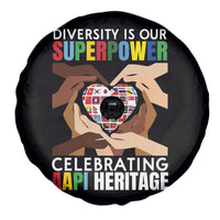 AAPI Heritage Month Spare Tire Cover Diversity Is Our Superpower Asian American and Pacific Islander Countries
