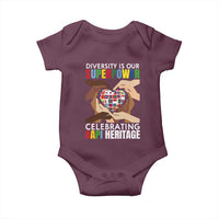 AAPI Heritage Month Baby Onesie Diversity Is Our Superpower Asian American and Pacific Islander Countries
