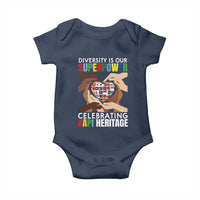 AAPI Heritage Month Baby Onesie Diversity Is Our Superpower Asian American and Pacific Islander Countries