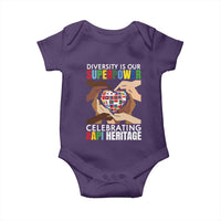 AAPI Heritage Month Baby Onesie Diversity Is Our Superpower Asian American and Pacific Islander Countries