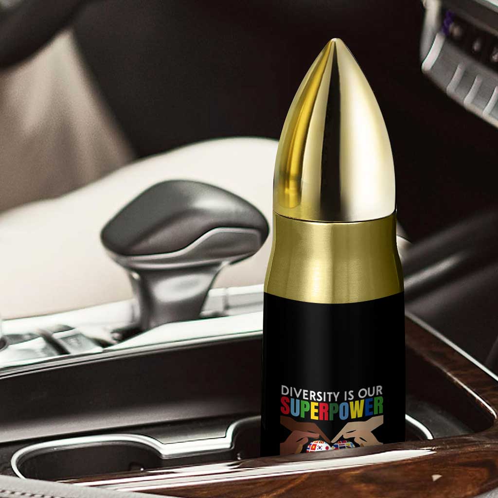 AAPI Heritage Month Bullet Tumbler Diversity Is Our Superpower Asian American and Pacific Islander Countries