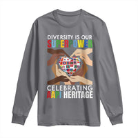 AAPI Heritage Month Long Sleeve Shirt Diversity Is Our Superpower Asian American and Pacific Islander Countries