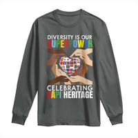 AAPI Heritage Month Long Sleeve Shirt Diversity Is Our Superpower Asian American and Pacific Islander Countries