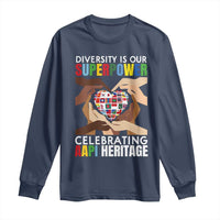 AAPI Heritage Month Long Sleeve Shirt Diversity Is Our Superpower Asian American and Pacific Islander Countries