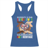 AAPI Heritage Month Racerback Tank Top Diversity Is Our Superpower Asian American and Pacific Islander Countries