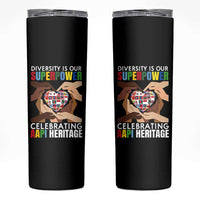 AAPI Heritage Month Skinny Tumbler Diversity Is Our Superpower Asian American and Pacific Islander Countries