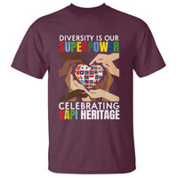 AAPI Heritage Month T Shirt Diversity Is Our Superpower Asian American and Pacific Islander Countries
