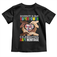 AAPI Heritage Month Toddler T Shirt Diversity Is Our Superpower Asian American and Pacific Islander Countries