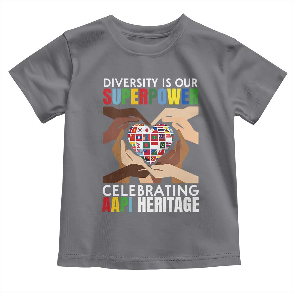 AAPI Heritage Month Toddler T Shirt Diversity Is Our Superpower Asian American and Pacific Islander Countries