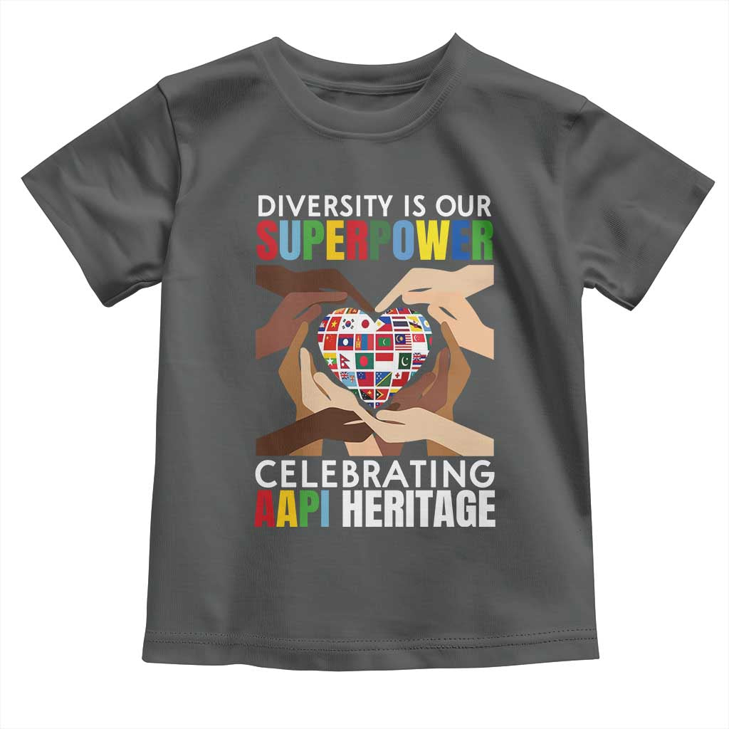 AAPI Heritage Month Toddler T Shirt Diversity Is Our Superpower Asian American and Pacific Islander Countries