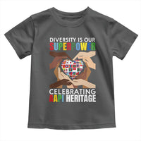 AAPI Heritage Month Toddler T Shirt Diversity Is Our Superpower Asian American and Pacific Islander Countries
