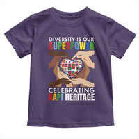 AAPI Heritage Month Toddler T Shirt Diversity Is Our Superpower Asian American and Pacific Islander Countries