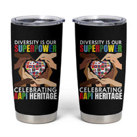 AAPI Heritage Month Tumbler Cup Diversity Is Our Superpower Asian American and Pacific Islander Countries