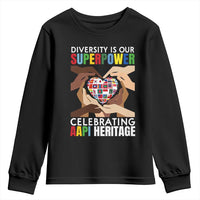 AAPI Heritage Month Youth Sweatshirt Diversity Is Our Superpower Asian American and Pacific Islander Countries