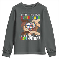 AAPI Heritage Month Youth Sweatshirt Diversity Is Our Superpower Asian American and Pacific Islander Countries