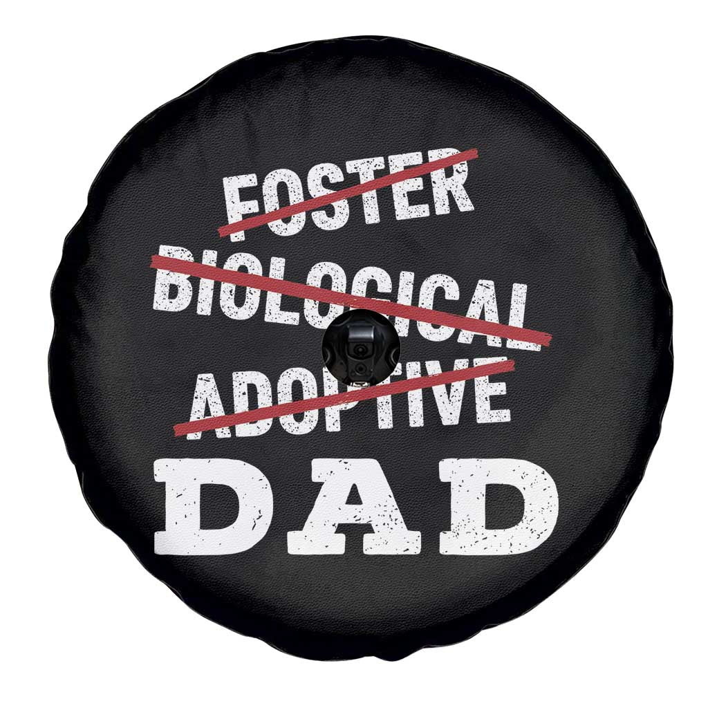 Funny Biological Adoptive Foster Dad Spare Tire Cover Fathers Day - Wonder Print Shop