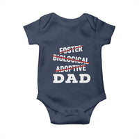 Funny Biological Adoptive Foster Dad Baby Onesie Fathers Day - Wonder Print Shop