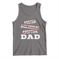 Funny Biological Adoptive Foster Dad Tank Top Fathers Day - Wonder Print Shop