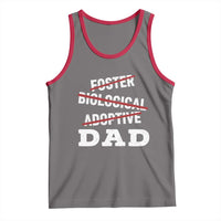 Funny Biological Adoptive Foster Dad Tank Top Fathers Day - Wonder Print Shop