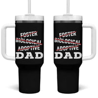 Funny Biological Adoptive Foster Dad Tumbler With Handle Fathers Day - Wonder Print Shop