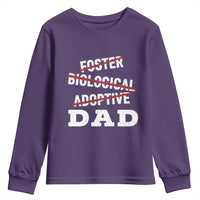 Funny Biological Adoptive Foster Dad Youth Sweatshirt Fathers Day - Wonder Print Shop