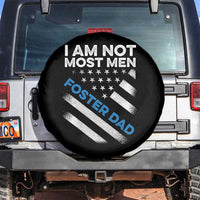 Funny Foster Parent I Am Not Most Men Foster Dad Spare Tire Cover American Flag