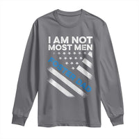 Funny Foster Parent I Am Not Most Men Foster Dad Long Sleeve Shirt American Flag