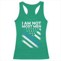 Funny Foster Parent I Am Not Most Men Foster Dad Racerback Tank Top American Flag