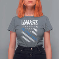 Funny Foster Parent I Am Not Most Men Foster Dad T Shirt For Women American Flag